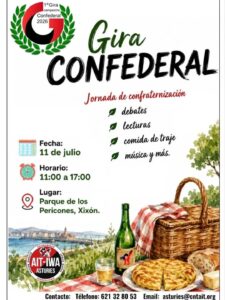 I Gira Confederal Asturies · Verano 2026